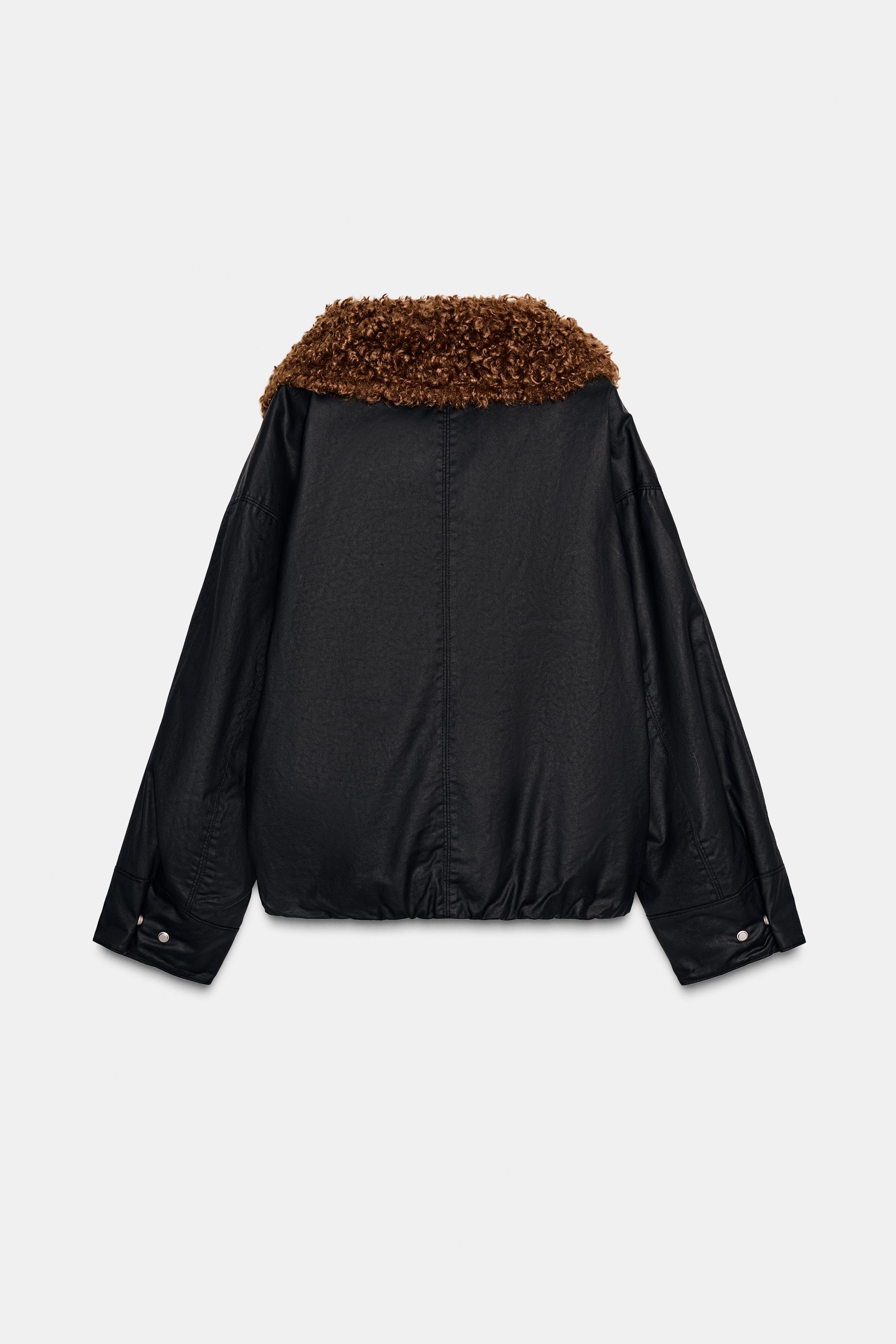 ZW COLLECTION FLEECE BOMBER JACKET